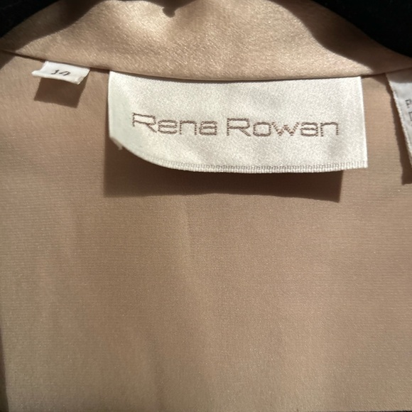 Rene Rowan women’s silk blouse size 14 vintage - Picture 2 of 8